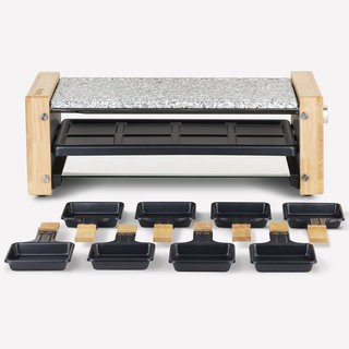 Macchina Da Raclette H.Koenig WOD360 Per 8 Persone - Con Pietra Di Granito E Griglia - Foto 5